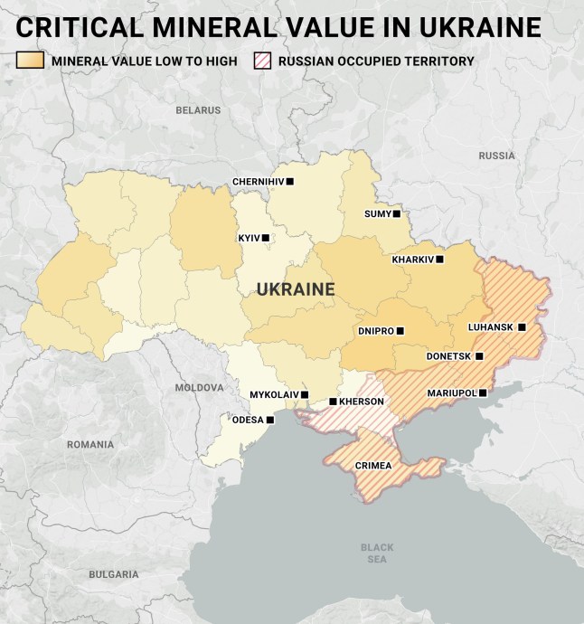 METRO GRAPHICS Ukraine Mineral Value