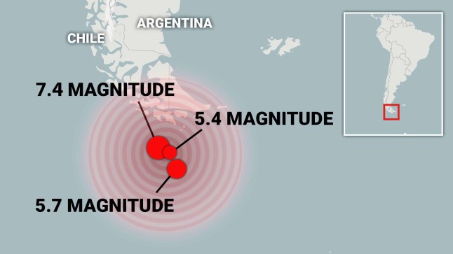 Huge 7.5-magnitude earthquake off coast of Argentina sparks tsunami alert
